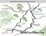 重庆黑山谷的地图