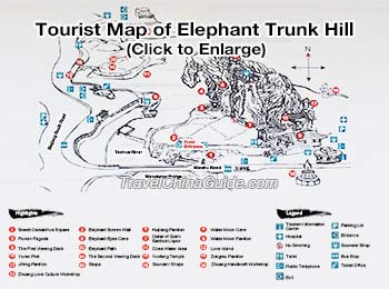 象鼻山的地图