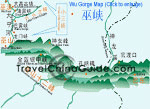 长江巫峡地图