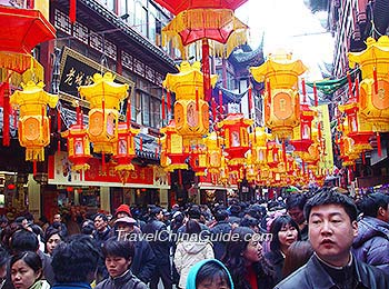 豫园万丽集市春节期间