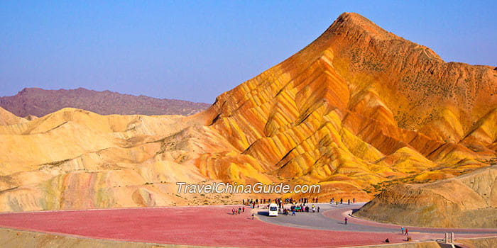 Zhangye丹霞——彩虹山